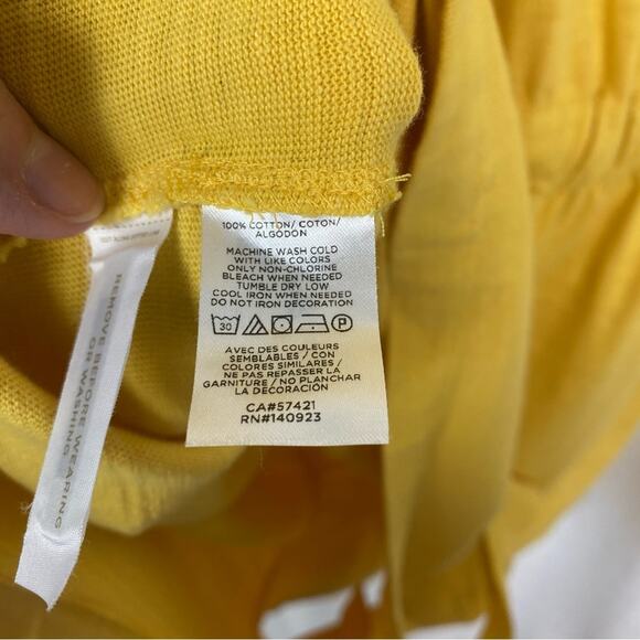 LOFT Plus Yellow Cotton V Neck Romper Sz.22W NWT - Picture 13 of 15